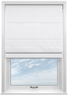 Windermere, Ivory - Twist&Fit Roman Blind